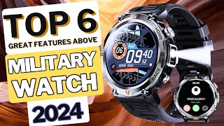 TOP 6 Best Features on MILITARY SMART WATCH Only for Men (2024)
