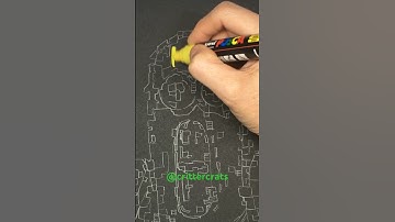 Drawing MEGA MINION TIM Glitch Style! 🤯 #art #trending #viral #fypシ゚ #viralshorts  #minions #posca