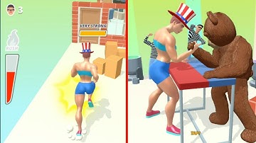 Muscle Rush 3D 💪💪🔥 All Laval Gameplay - Android Game MR8