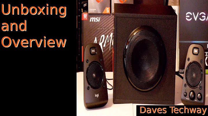 Logitech Z623 Gaming PC, and Home Speaker System Unboxing and overview