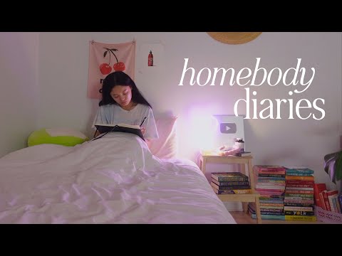 homebody diaries: getting back into a routine, book haul, self care