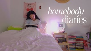 homebody diaries🏠 getting back into a routine, book haul, self care