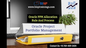 Oracle PPM Allocation Rule and Process | Oracle PPM Tutorial | Oracle PPM Implementation | PPM Jobs