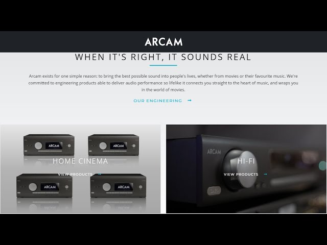 Arcam: La storia e La Tecnologia raccontate da George Robertson e James Todd