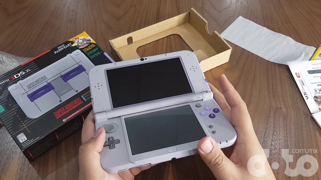 ¡unboxing New Nintendo 3ds Xl Versión Snes Youtube