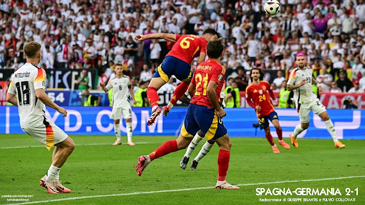 SPAGNA-GERMANIA 2-1 - Radiocronaca di Giuseppe Bisantis (5/7/2024) EUROPEI (Rai Radio 1)