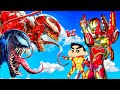 SHINCHAN VS VENOM | PART 7 | CARNAGE CAME TO EARTH TO SAVE VENOM FROM SHINCHAN & IRON MAN | GTA 5