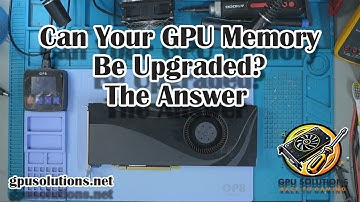 Can You Upgrade Memory of Any Graphics Card? - Asus RTX 2080 Ti