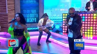 Video thumbnail of "Sean Paul, David Guetta, Becky G - Mad Love (Live on Good Morning America)"