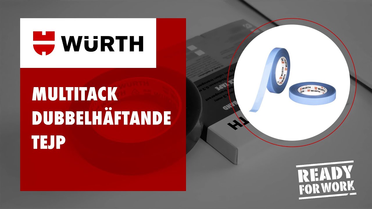 Multitack Dubbelhäftande Tejp - YouTube