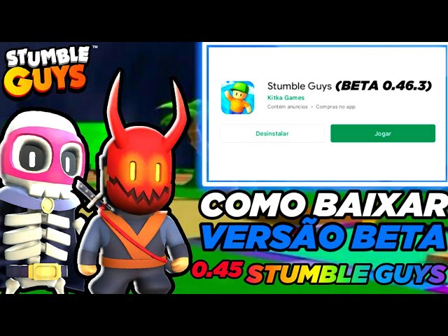 A VERSÃO 0.46 DO STUMBLE GUYS ESTÁ DEMAIS 😍 