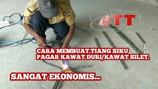 langsung praktik cara menarik kawat berduri