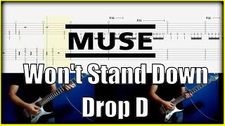 Muse Won't Stand Down Guitar Cover (Drop D Version) With Tab