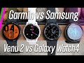 Garmin Venu 2 vs Samsung Galaxy Watch4 // Features & Accuracy Comparison