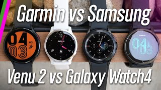 Endulzar Ligeramente Genuino Garmin Venu 2 vs Samsung Galaxy Watch4 // Features & Accuracy Comparison -  YouTube