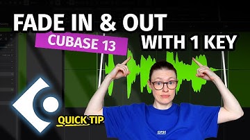 HOW TO CREATE A FADE IN & OUT WITH JUST ONE KEY | Quick Tip Cubase 13