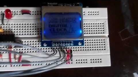 Digital Clock using pic32