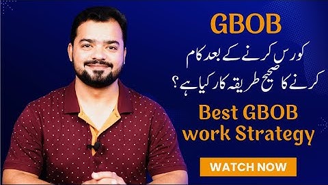What is the Best Strategy to Earn Money After GBOB Course | How to Earn Money After GBOB Course |