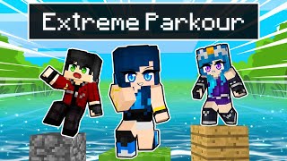 Minecraft but it's EXTREME PARKOUR!