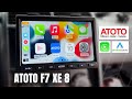 250 atoto f7 xe 8  full review and install  wireless carplay android auto universal car stereo