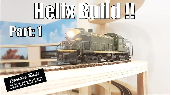 Building The Helix On My Model Railroad Pt. 1