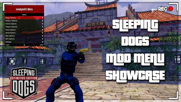 Sleeping Dogs - Mod Menu Clothing Showcase 