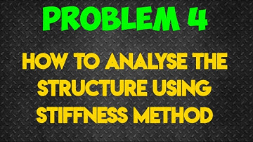 TOS /SA 2 - Problem 4 - Stiffness or Displacement  Method by Shruti.