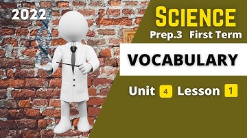 SCIENCE | Prep.3 | Vocabulary | Cell Division | Unit 4 - Lesson 1