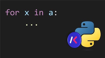 Python: for dövr operatoru. for x in a
