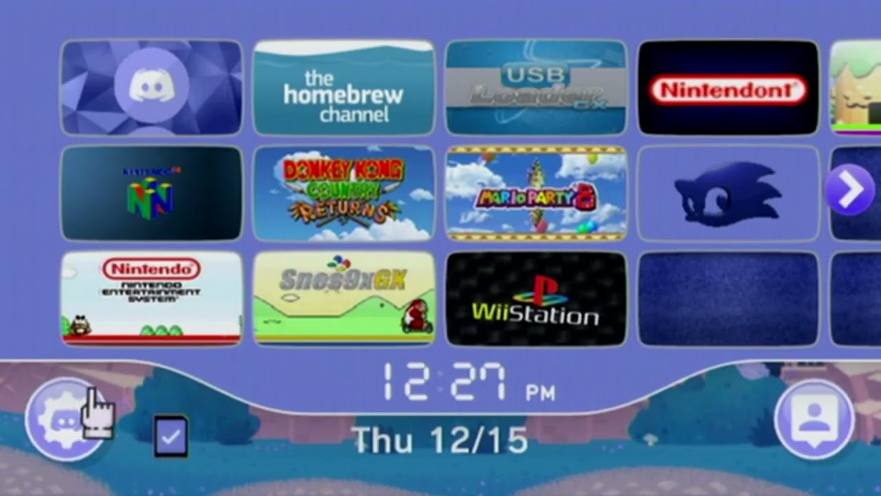 Custom Nintendont System Menu Channels for Wii/vWii