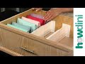 How to organize your dresser drawers and fold clothes