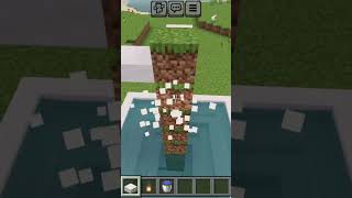 Hướng dẫn xâu dài phun nước trong minecraft #shorts