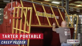 The Tarter Portable Creep Feeder and cage, with a 140 bushel capacity is a top-of-the-line calf feeder. This unit will help you save 