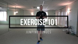 Exercise 101: How to do Lunge Hops