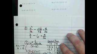 Algebra: Chapter 11-Lesson 5: Work Examples Part 1