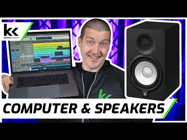 How To Connect Computer To Studio Monitors / Speakers class=