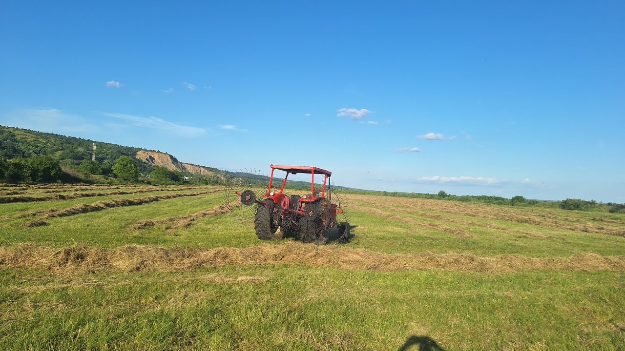 Hai ca ma-m apucat și eu să greblez.