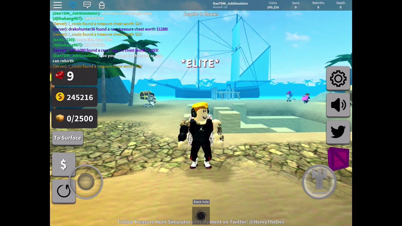 Roblox Treasure Hunt Simulator Ruby