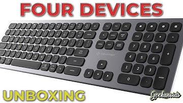 Editors Keys Multisync Wireless Keyboard Unboxing