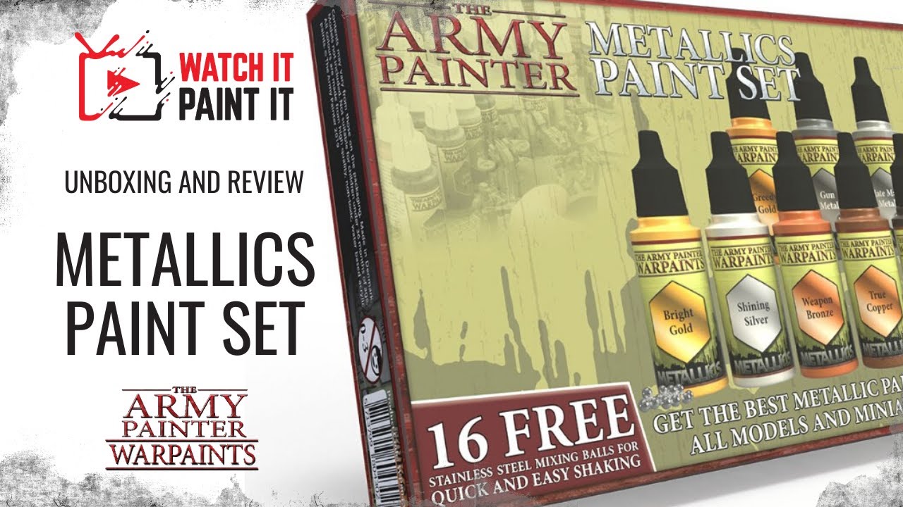 Review: Warpaints Metallic Colours Paint Set by The Army Painter » Tale of  Painters