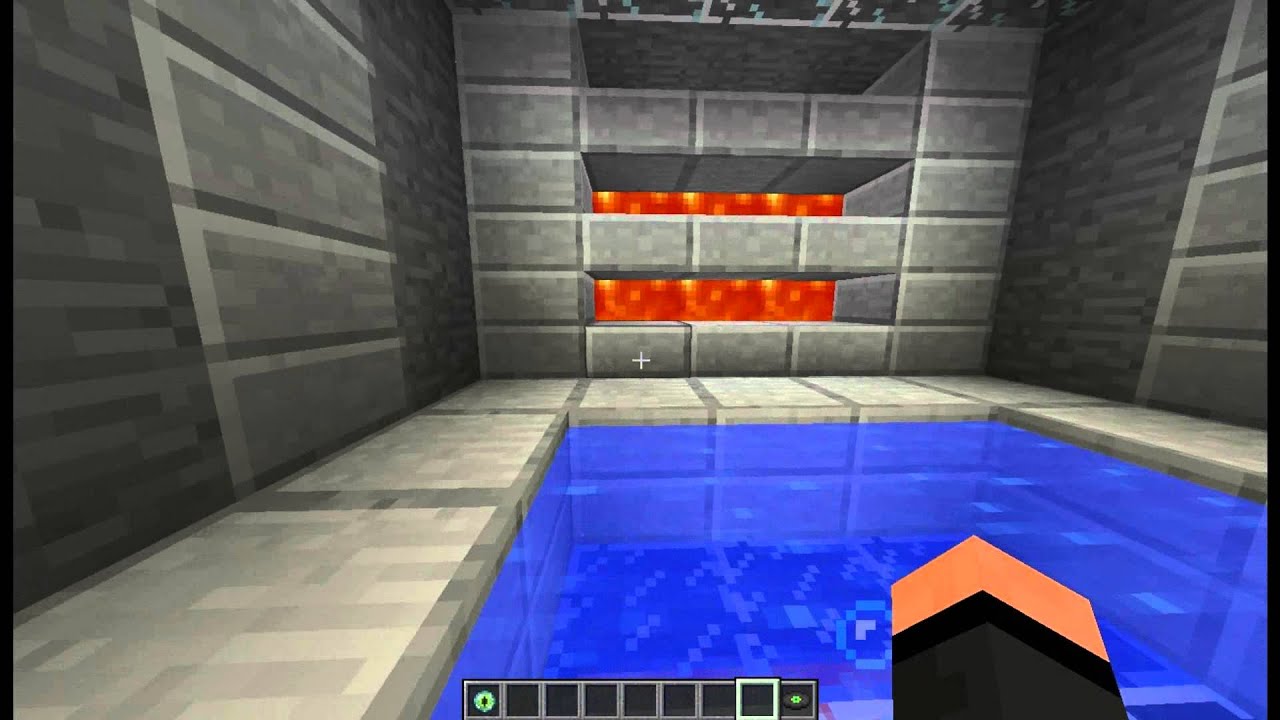 Minecraft: Secret-Entrance Underground Base - YouTube
