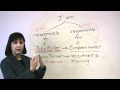 Understanding Responsibility in Work Context