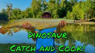 Pescando peixes PRÉ-HISTÓRICOS - e depois comendo-os!