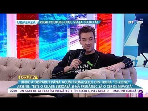 Arsenie din trupa O-zone. Apariție de senzație în platoul lui Morar