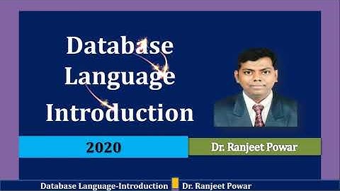 Database Language Introduction