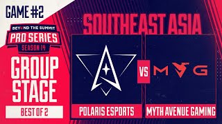 Polaris vs Myth Avenue Game 2 - BTS Pro Series 14 SEA: Groups w/ BluScale & Otomo