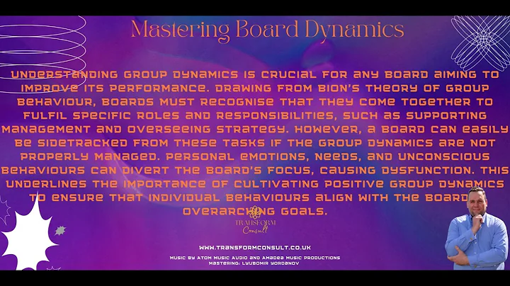 Mastering Group Dynamics for Boardroom Success