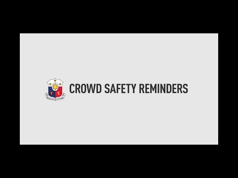 Crowd Safety Reminders