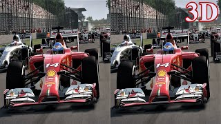 F1 2014 3D video SBS VR Box googe cardboard