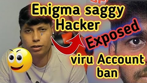 XO SENSEI REACT ON ENIGMA SAGGY EXPOSED HACKER |ENIGMA VIRU ACCOUNT BAN #saggyhacker
